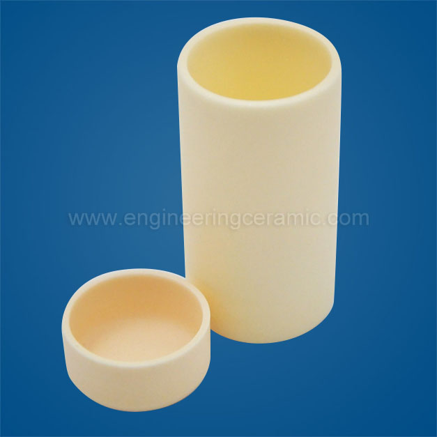 Alumina keramiske cylindriske digler